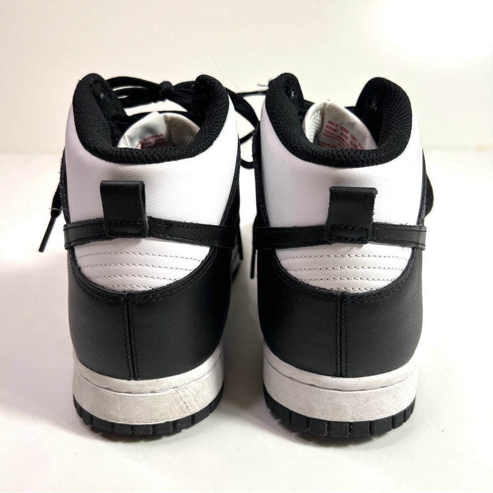 Nike Dunk High Sneakers White Black Size 8.5 - Picture 7 of 15